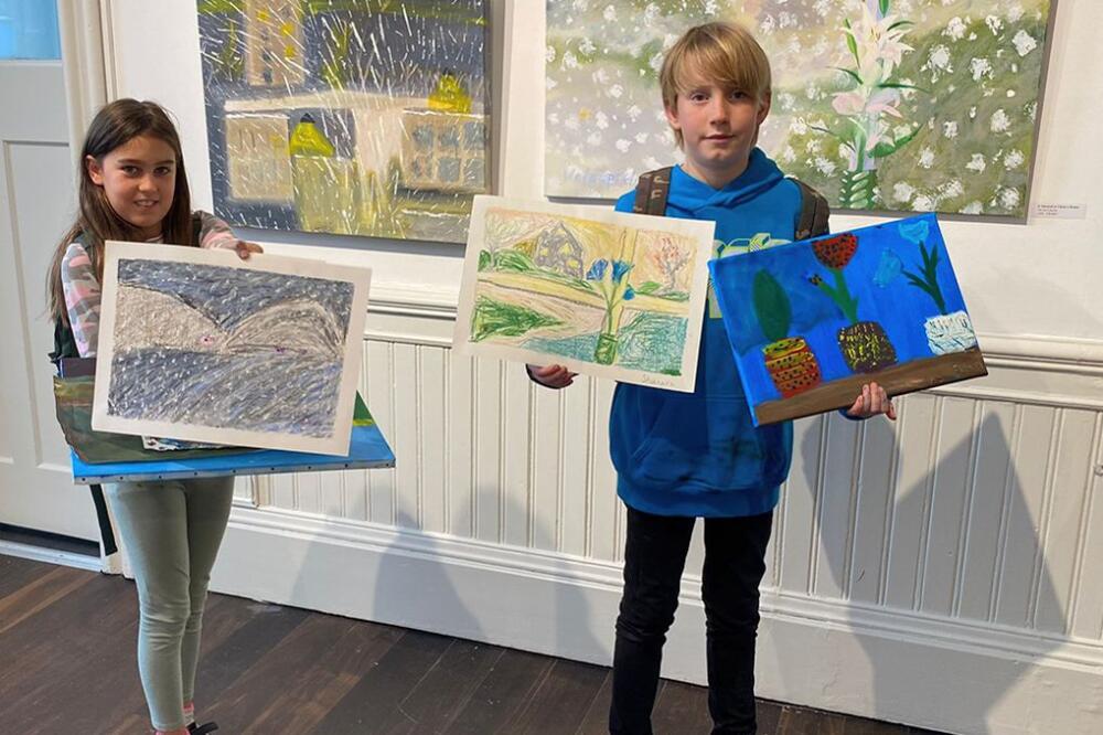 DBH Canvas Painting Workshop attendees