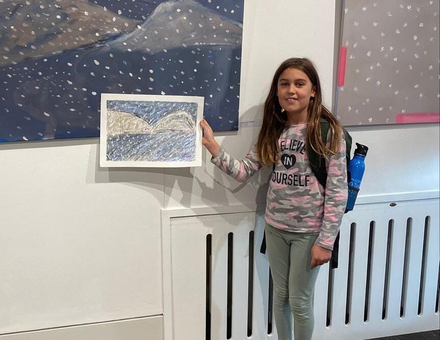 DBH Canvas Painting Workshop attendee