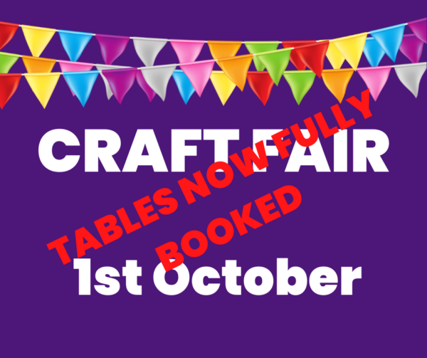 October Craft Fair Fully Booked