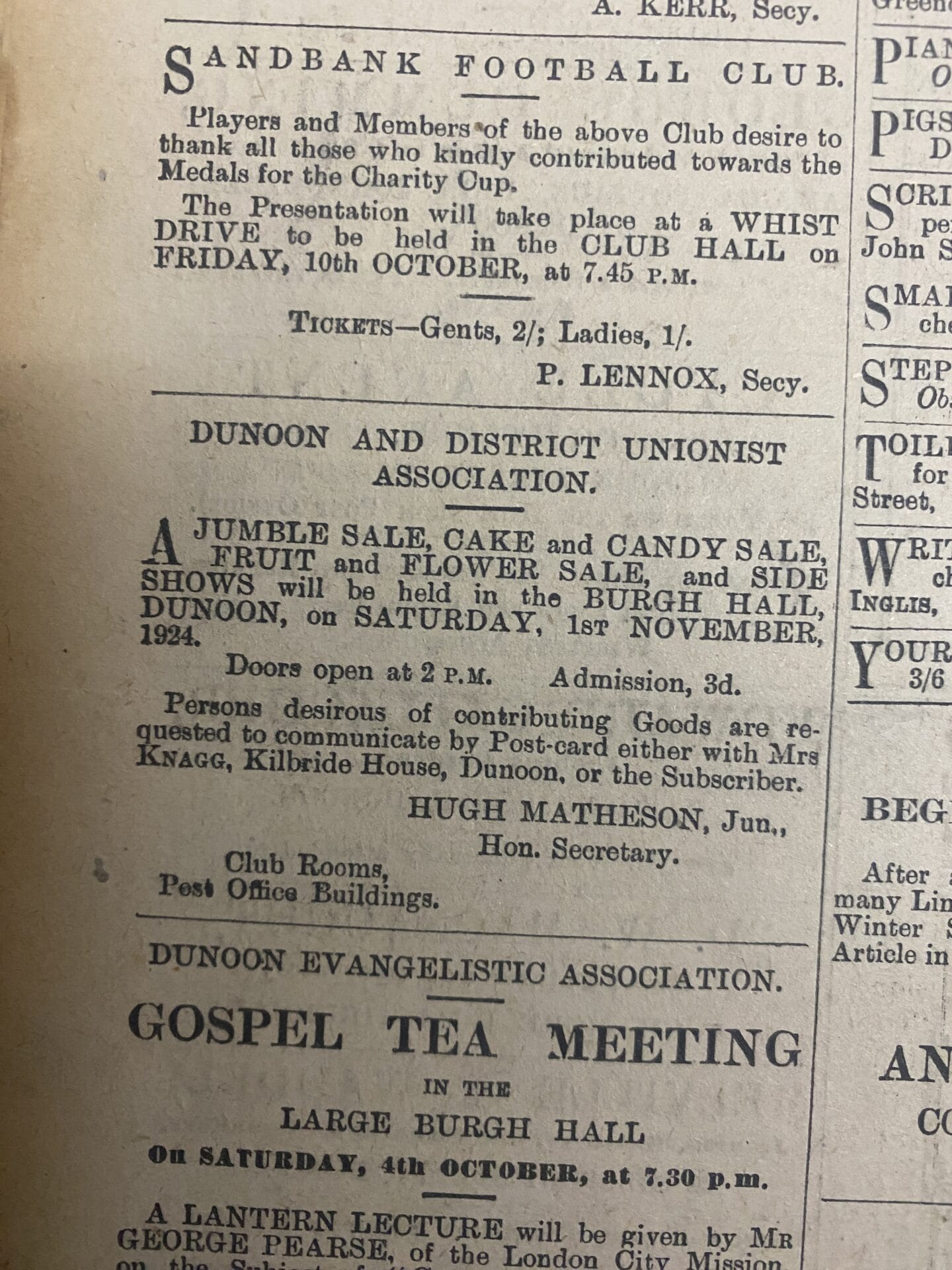 A Jumble Sale