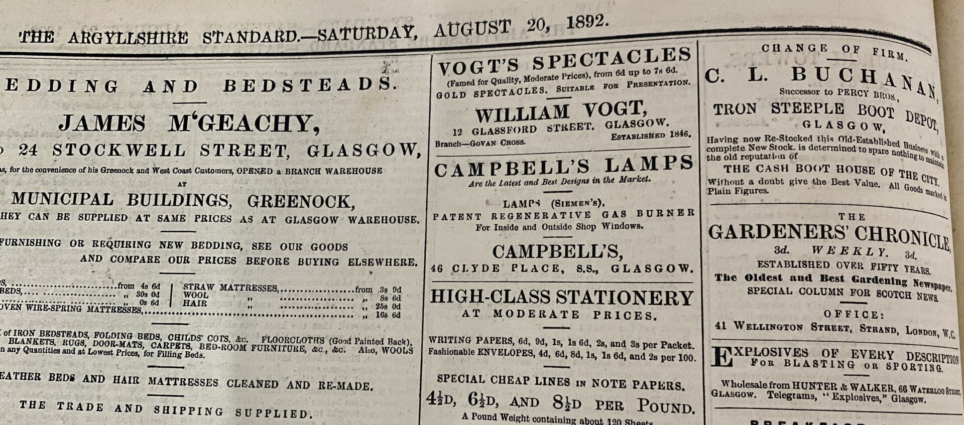 Gardeners Chronicle Ad